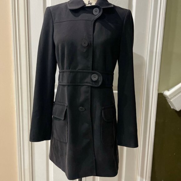 MAX STUDIO ELEGANT MINIMALISTIC COAT BLAZER SIZE 0 XSMALL - Picture 4 of 12